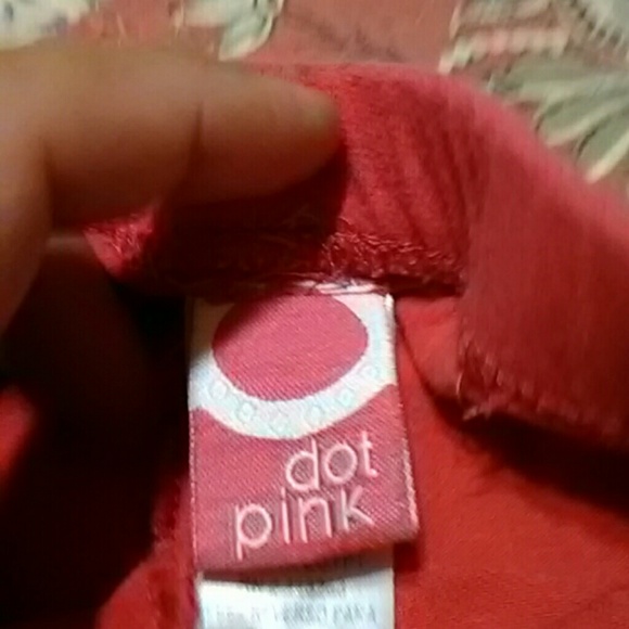 Dot Pink girls capris - Picture 2 of 3